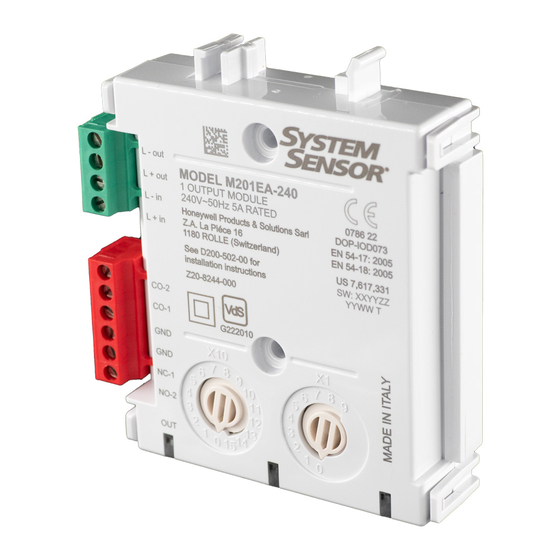 System Sensor M201EA-240 Installationsanleitung