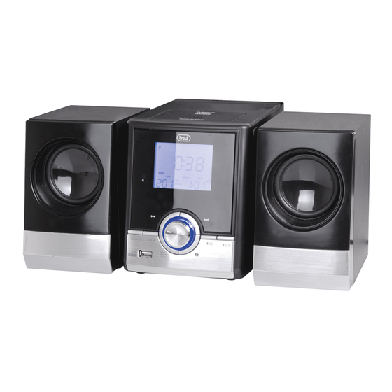 Trevi MCX 1025 USB Betriebs- Und Anschlußanleitung