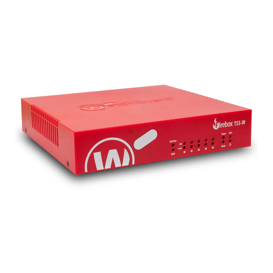 Watchguard Firebox T55 Kurzanleitung