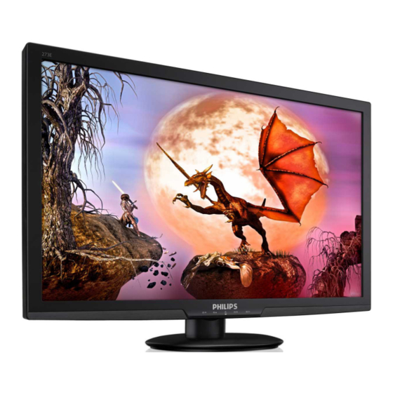 Philips 273E3 Bedienungsanleitung