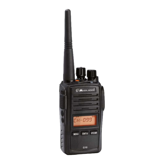 Midland G18 Bedienungsanleitung