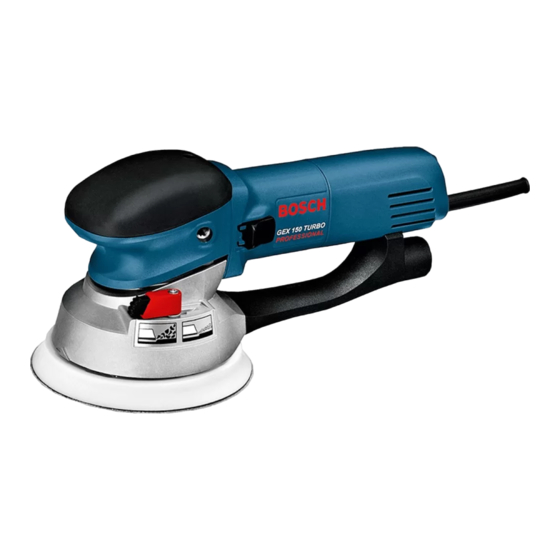 Bosch GEX 150 TURBO Professional Originalbetriebsanleitung
