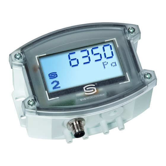 S+S REGELTECHNIK PREMASREG 716 LCD Serie Bedienungs- Und Montageanleitung