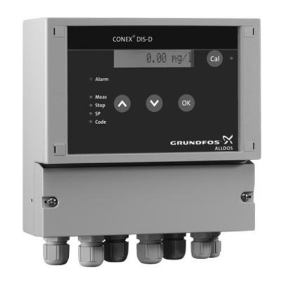 Grundfos Conex DIS-D Montage- Und Betriebsanleitung