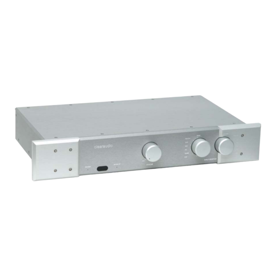 Clearaudio BALANCE PREAMPLIFIER Handbücher