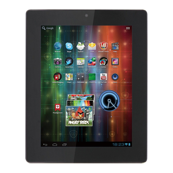 Prestigio MultiPad 8.0 ULTRA DUO Schnellstartanleitung