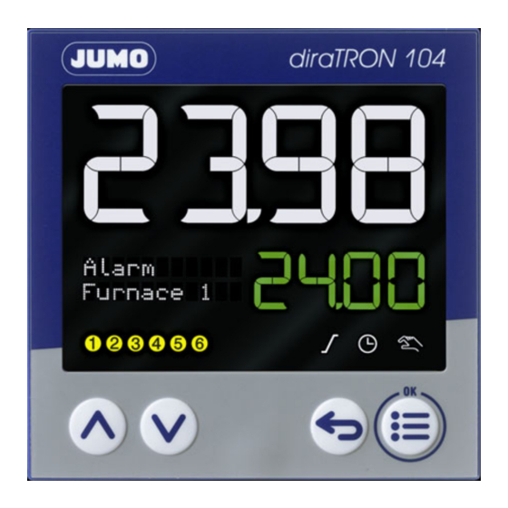 JUMO diraTRON serie Schnittstellenbeschreibung