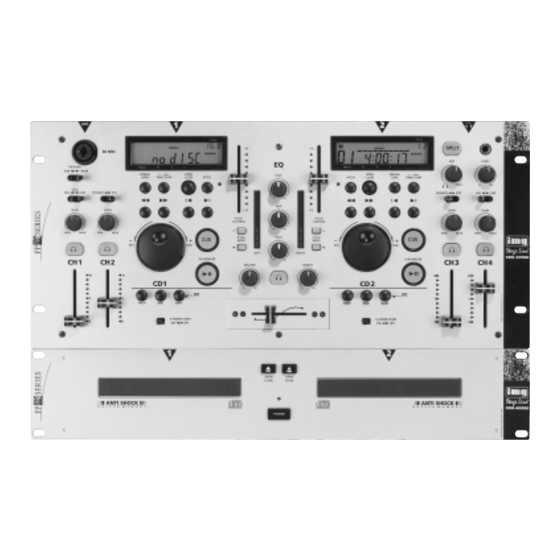 IMG STAGELINE CDX-400DJ Bedienungsanleitung
