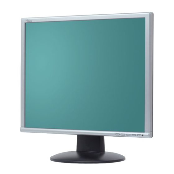 Fujitsu SIEMENS COMPUTERS SCALEOVIEW L19-1W Erste Schritte