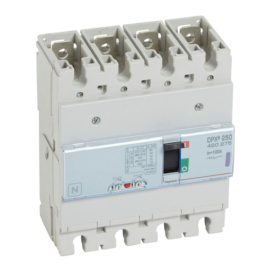 LEGRAND DPX IS 250 Bedienungsanleitung