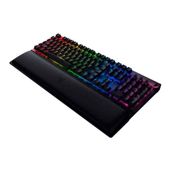 Razer BlackWidow V3 Pro Handbuch
