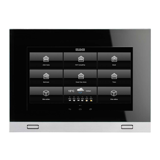 Jung Smart Control7“ Kurzanleitung