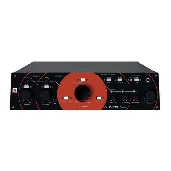 SM Pro Audio M-Patch 4M Bedienungsanleitung
