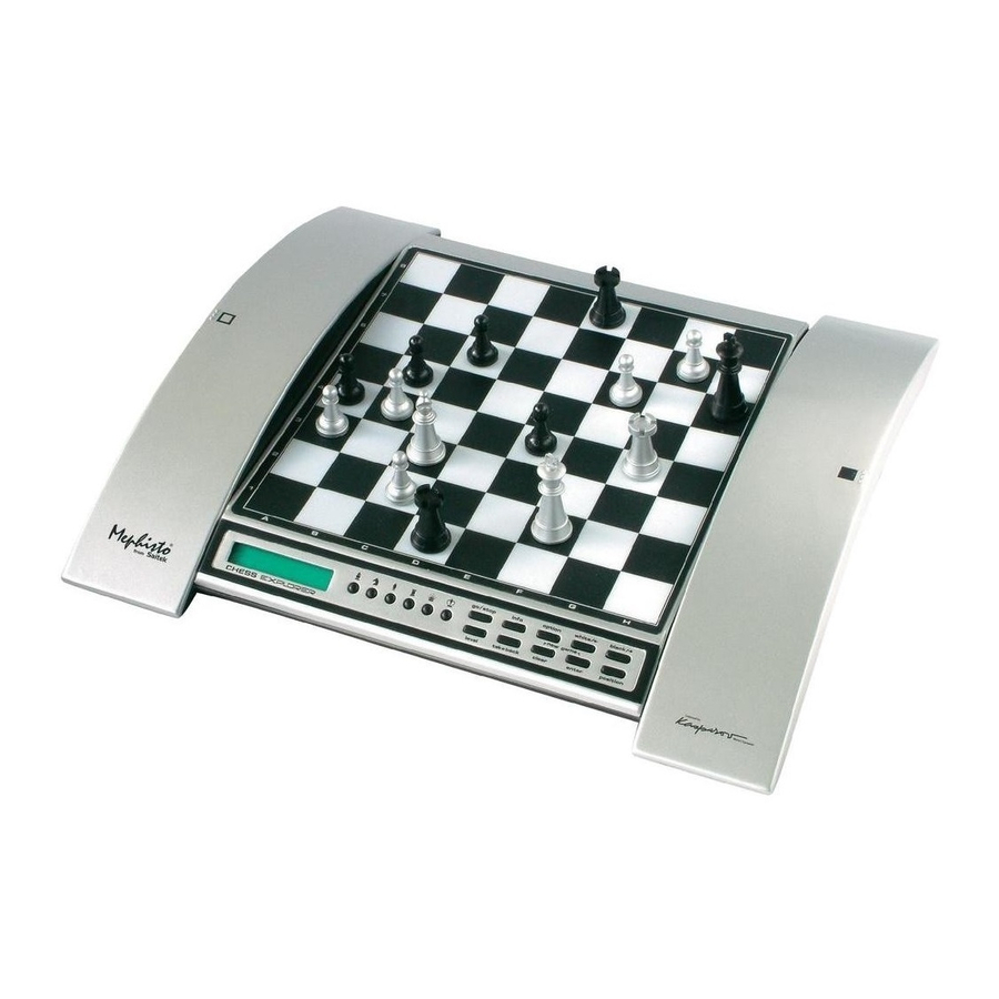 Saitek Mephisto Chess Explorer Handbücher