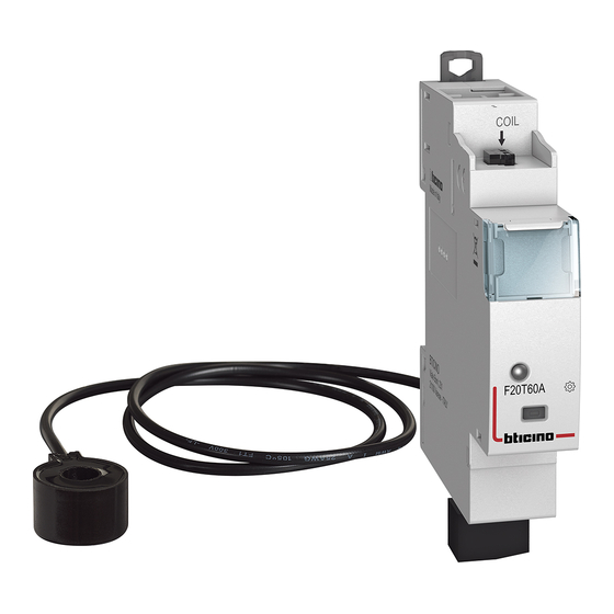 Bticino F20T60A Handbuch