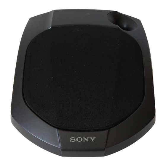 Sony SS-SR101 Anleitung
