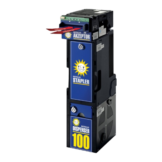 Merkur Dispenser 100 Betriebs- Und Aufbauanleitung
