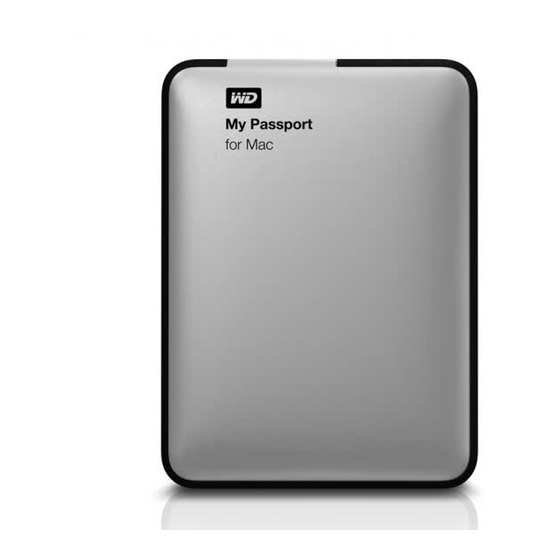 Western Digital My Passport Bedienungsanleitung