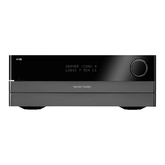 Harman Kardon AVR 760 Bedienungsanleitung