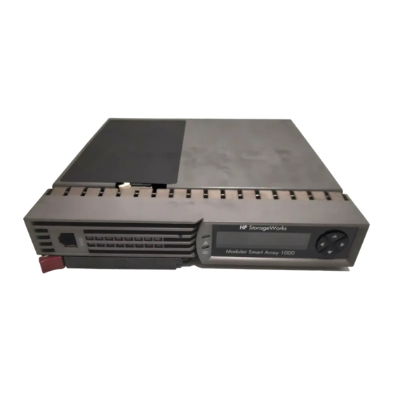 HP StorageWorks Modular Smart Array 1000 Austauschanleitungen