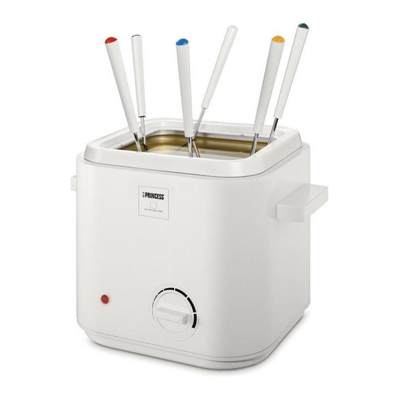 Princess MINI FRYER & FONDUE Anleitung