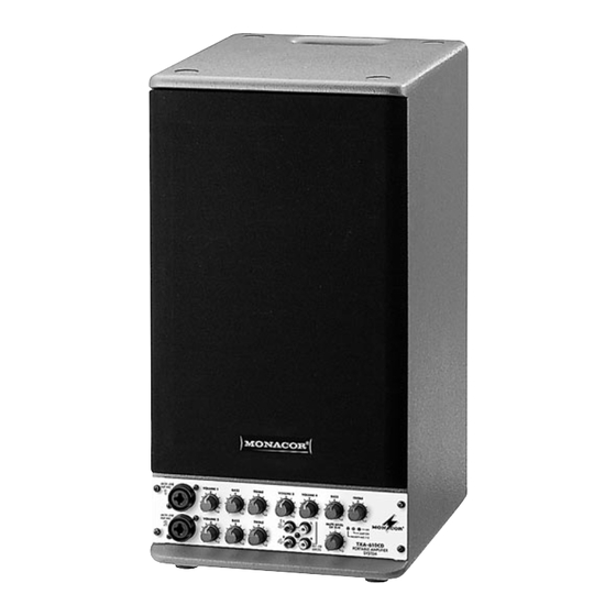 Monacor TXA-610CD Bedienungsanleitung