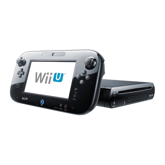 Nintendo Wii U Handbücher