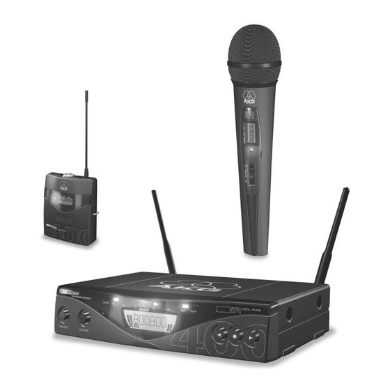 AKG WMS 400 Bedienungsanleitung