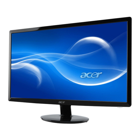 Acer S221HQL Benutzerhandbuch