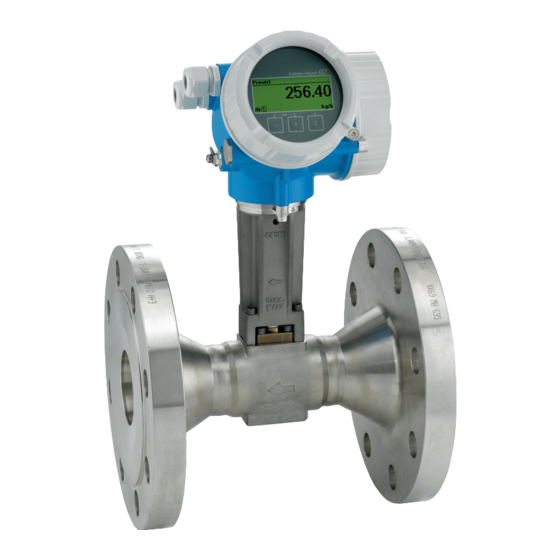 Endress+Hauser Proline Prowirl F 200 HART Betriebsanleitung