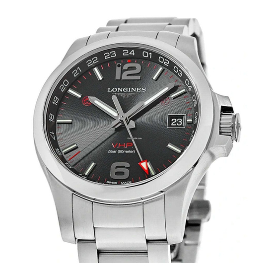 Longines CONQUEST V.H.P. Gebrauchsanleitung
