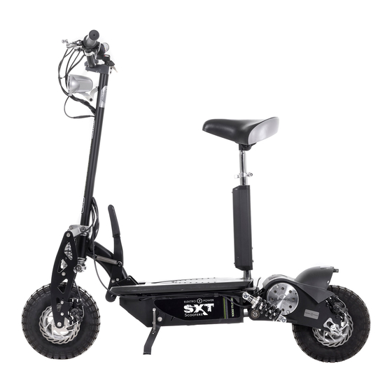 SXT-Scooters 1000 Turbo Bedienungsanleitung