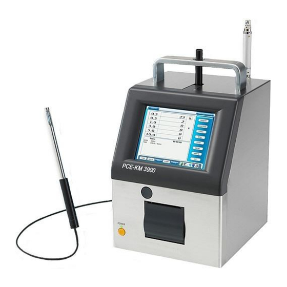 PCE Instruments KM 3900 Bedienungsanleitung