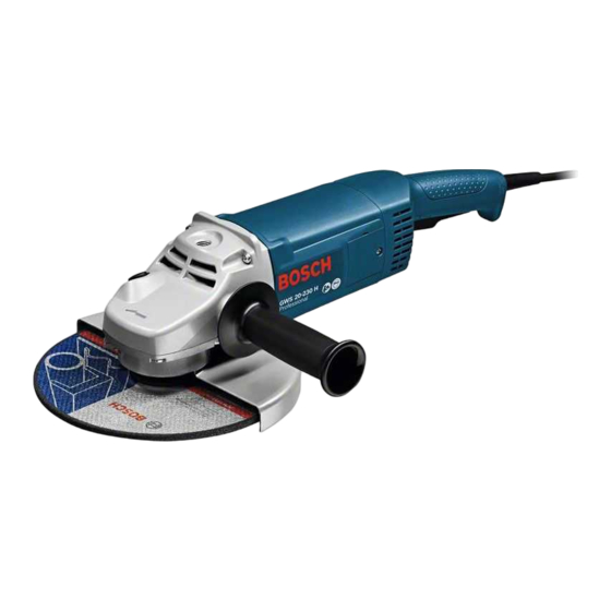 Bosch GWS 20-230 JH Professional Originalbetriebsanleitung