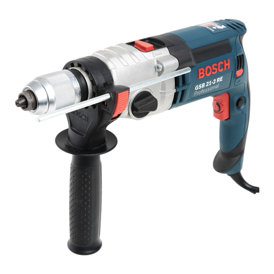 Bosch GSB Professional 21-2 Originalbetriebsanleitung