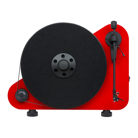 Pro-Ject VT-E L Bedienungsanleitung