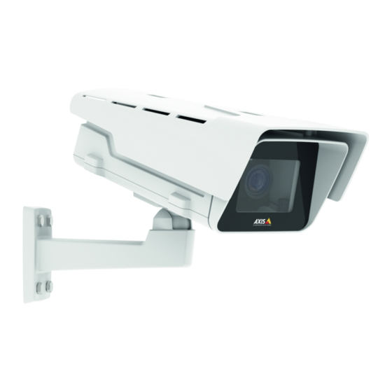 Axis Communications P1367-E Benutzerhandbuch