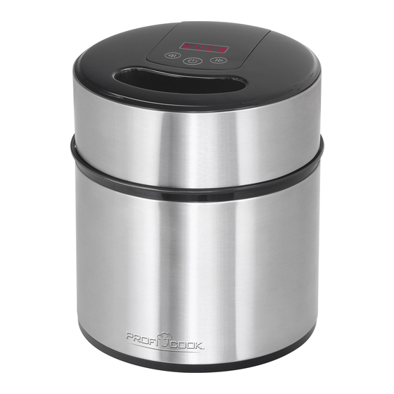 Profi Cook PC-ICM 1140 Bedienungsanleitung
