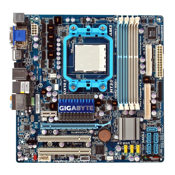 Gigabyte GA-MA785GPM-UD2H Benutzerhandbuch
