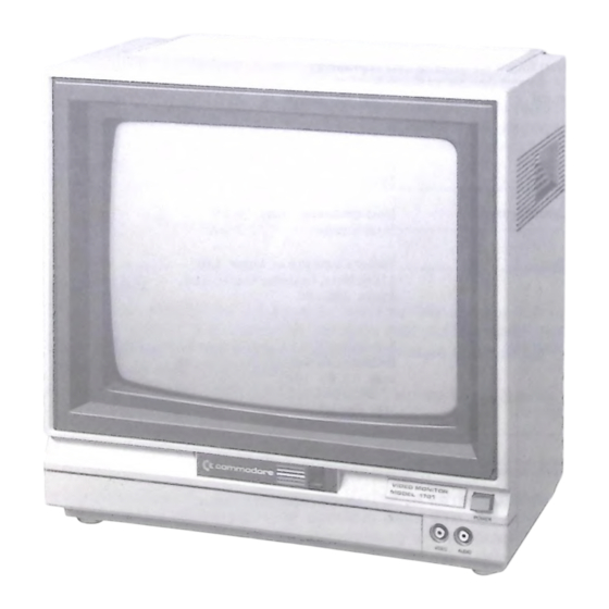 Commodore Computer 1701 Bedienungsanleitung