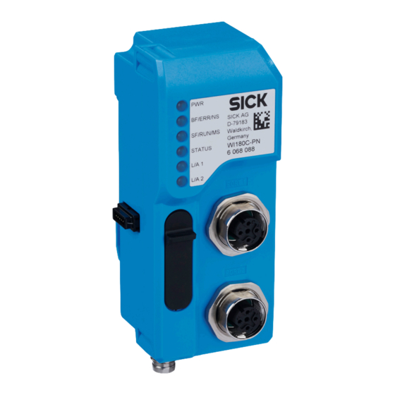 SICK WI180C-PNS01 Betriebsanleitung