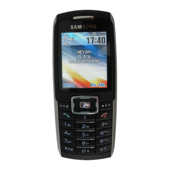 Samsung SGH-X700 Bedienungsanleitung