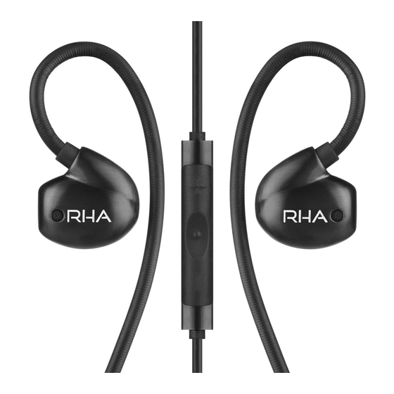 RHA T20 Bedienungsanleitung