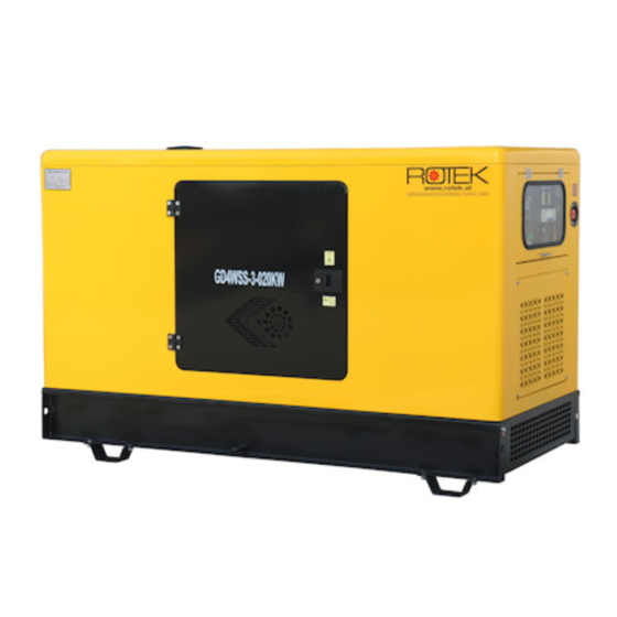 Rotek GD4WSS-3-020kW-Y490-YHG20 Benutzerhandbuch