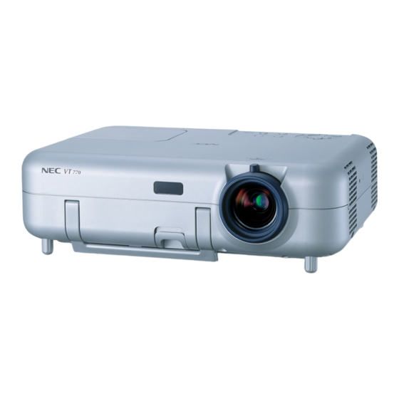 NEC MultiSync VT770 Bedienungshandbuch