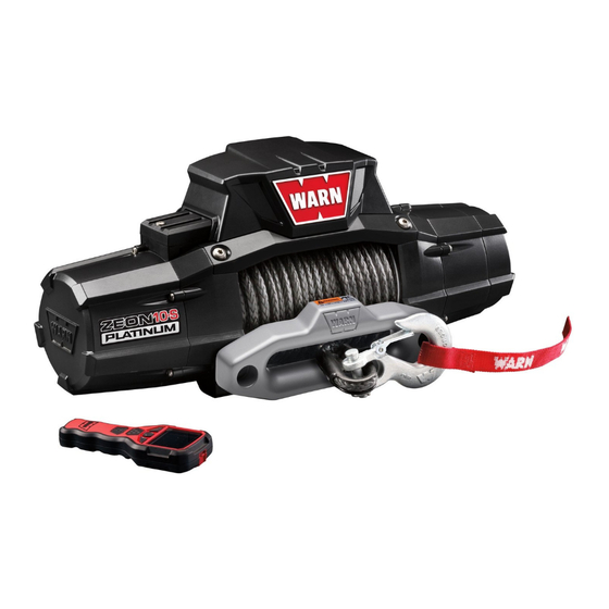WARN ZEON-10-S PLATINUM Bedienungsanleitung