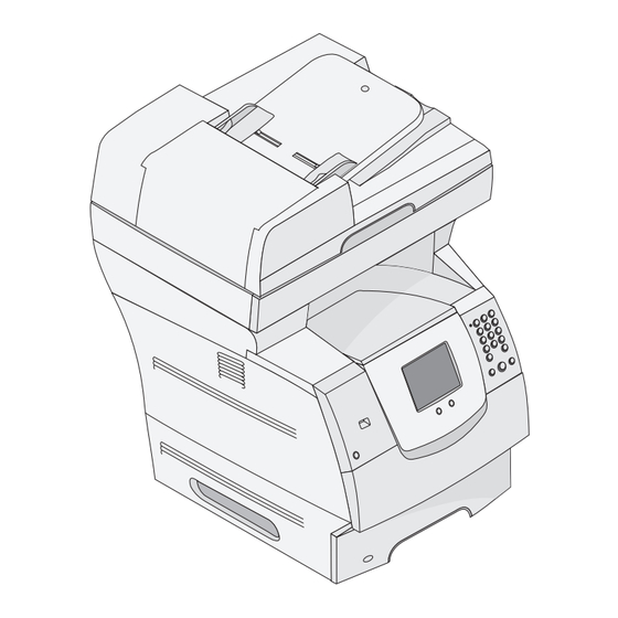 Lexmark X642e MFP Anleitung