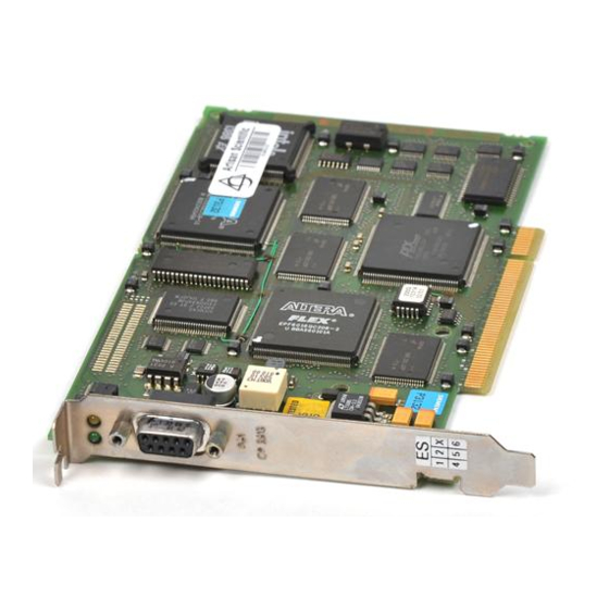 Siemens SIMATIC NET CP 5613 A2 Produktinformation, Installationsanleitung