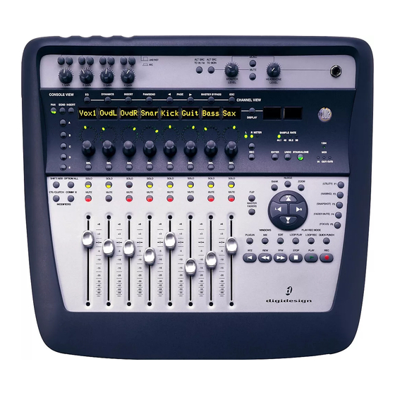 DigiDesign Digi 002 Handbuch