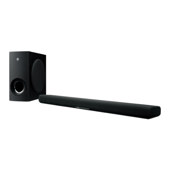 Yamaha SR-B40A Installationshandbuch